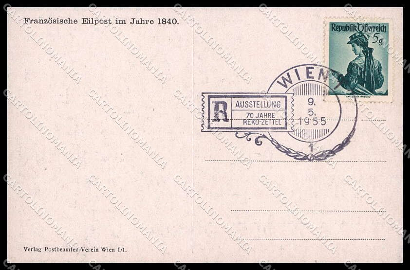 Illustratori Artist Signed K. Schnorpfeil Die Post Horse cartolina ZG9809 – retro
