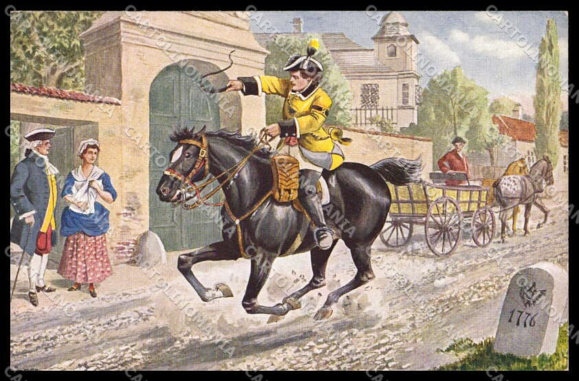 Illustratori Artist Signed Krutzner Die Post Horse cartolina ZG9810 – fronte