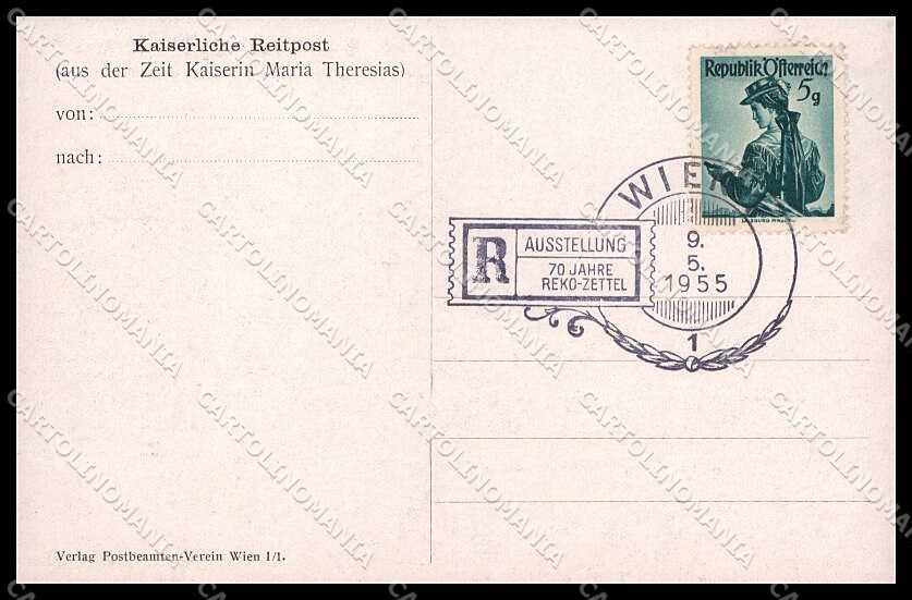 Illustratori Artist Signed Krutzner Die Post Horse cartolina ZG9810 – retro