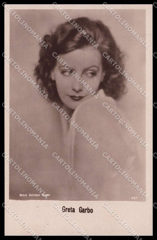 Actress Movie Attrice Greta Garbo photo cartolina ZG9811 – fronte