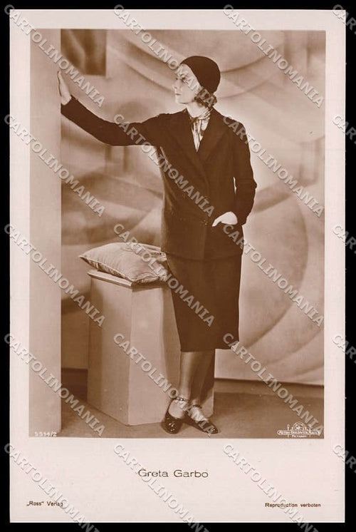 Actress Movie Attrice Greta Garbo photo cartolina ZG9819 – fronte