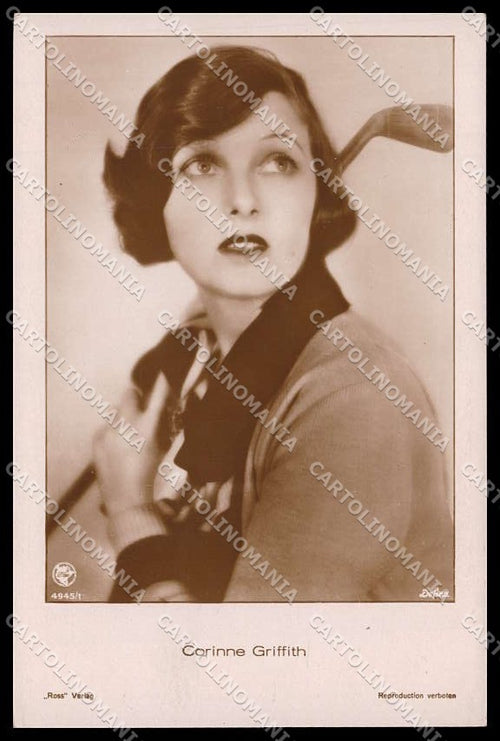 Actress Movie Attrice Corinne Griffith photo cartolina ZG9825 – fronte