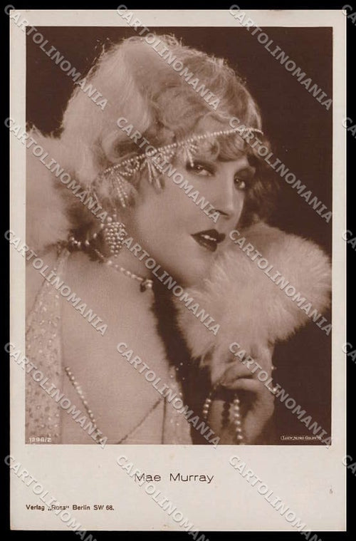 Actress Movie Attrice Mae Murray photo cartolina ZG9828 – fronte