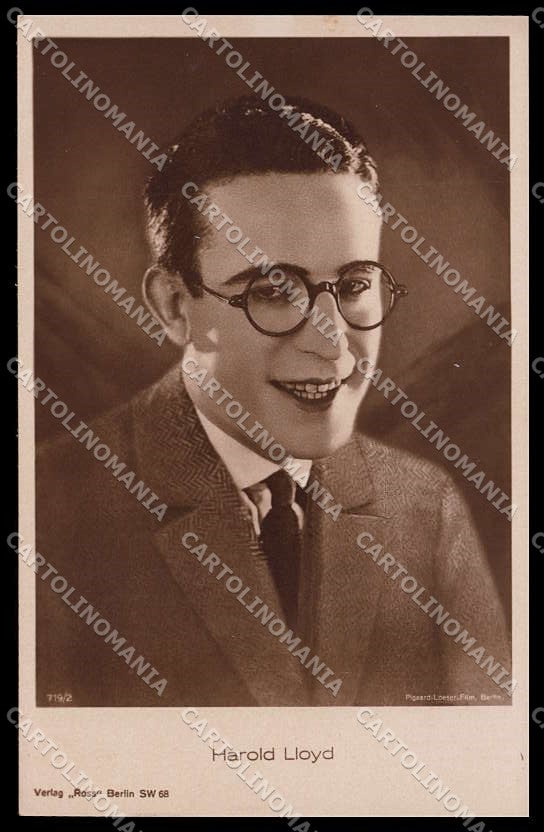 Actor Movie Attore Harold Lloyd photo cartolina ZG9833 – fronte