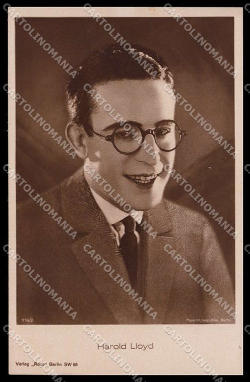 Actor Movie Attore Harold Lloyd photo cartolina ZG9833 – fronte