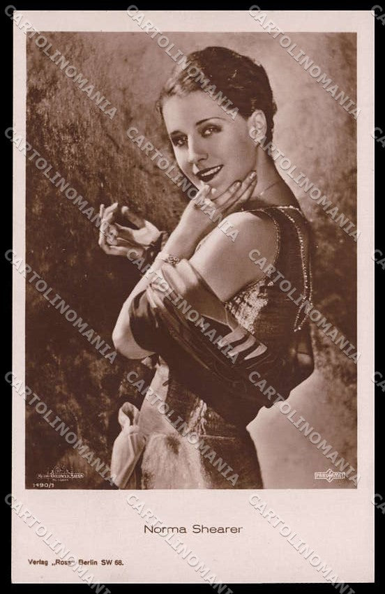 Actress Movie Attrice Norma Shearer photo cartolina ZG9834 – fronte