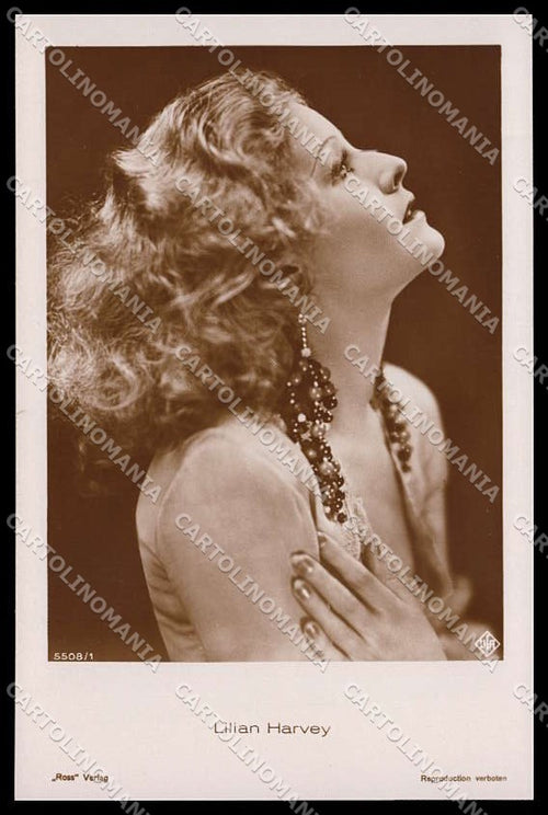 Actress Movie Attrice Lilian Harvey photo cartolina ZG9835 – fronte