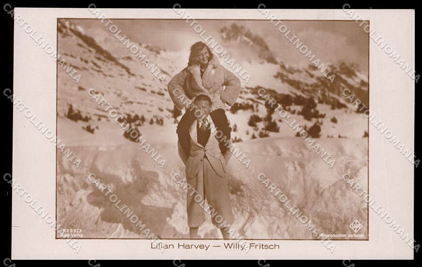 Actress Actor Movie Attore Attrice Lilian Harvey Willy Fritsch photo pc ZG9836 – fronte