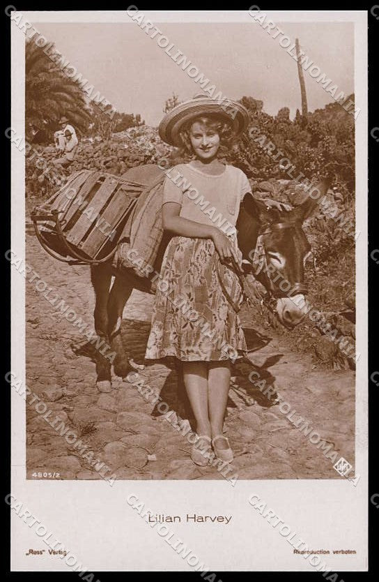 Actress Movie Attrice Lilian Harvey photo cartolina ZG9839 – fronte