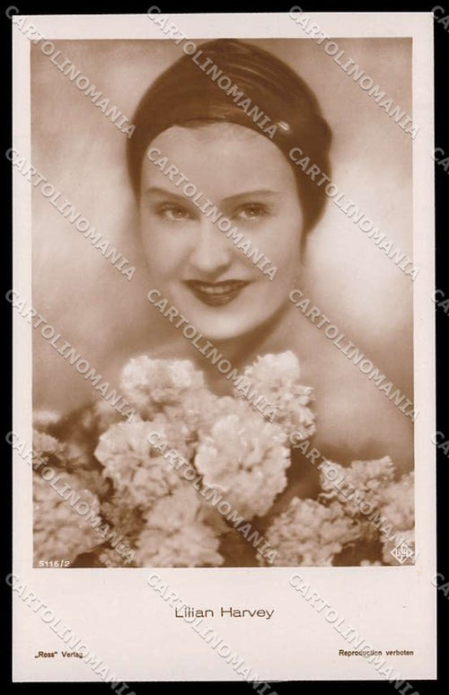 Actress Movie Attrice Lilian Harvey photo cartolina ZG9840 – fronte