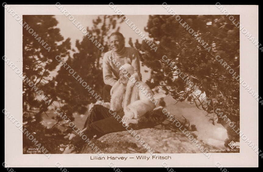 Actress Actor Movie Attore Attrice Lilian Harvey Willy Fritsch photo pc ZG9843 – fronte