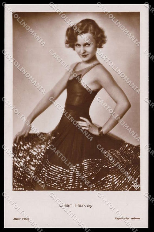 Actress Movie Attrice Lilian Harvey photo cartolina ZG9844 – fronte