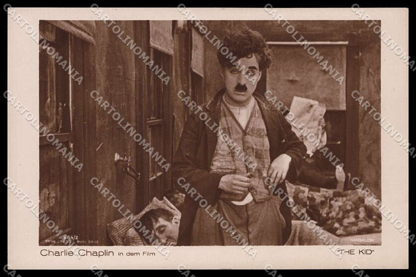 Actor Movie Attore Charlie Chaplin photo cartolina ZG9846 – fronte