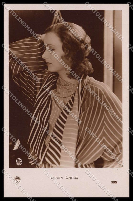 Actress Movie Attrice Greta Garbo photo cartolina ZG9851 – fronte