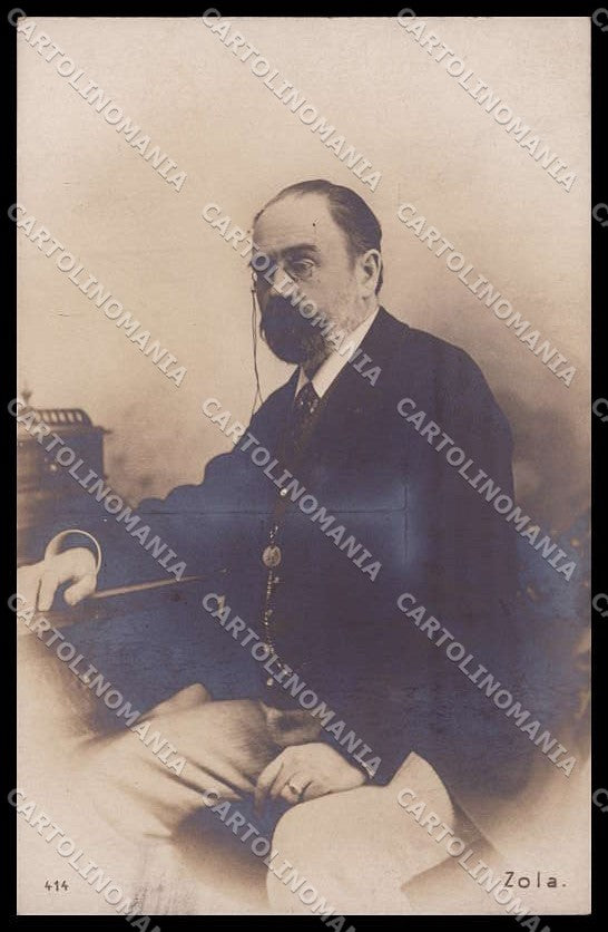 Personaggi Scrittori Emile Zola photo cartolina ZG9857 – fronte