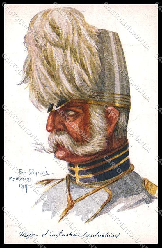 Illustratori Artist Signed E. Dupuis Military Leurs Caboches serie 28 pc ZG9862 – fronte