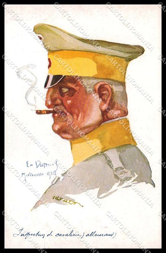 Illustratori Artist Signed E. Dupuis Military Leurs Caboches serie 35 pc ZG9868 – fronte