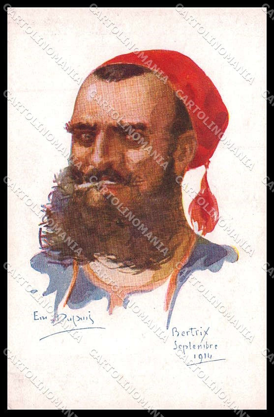 Illustratori Artist Signed E. Dupuis Military Nos Poilus serie 10 pc ZG9872 – fronte