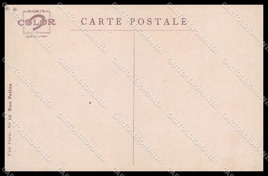 Illustratori Artist Signed E. Dupuis Military Nos Poilus serie 10 pc ZG9872 – retro