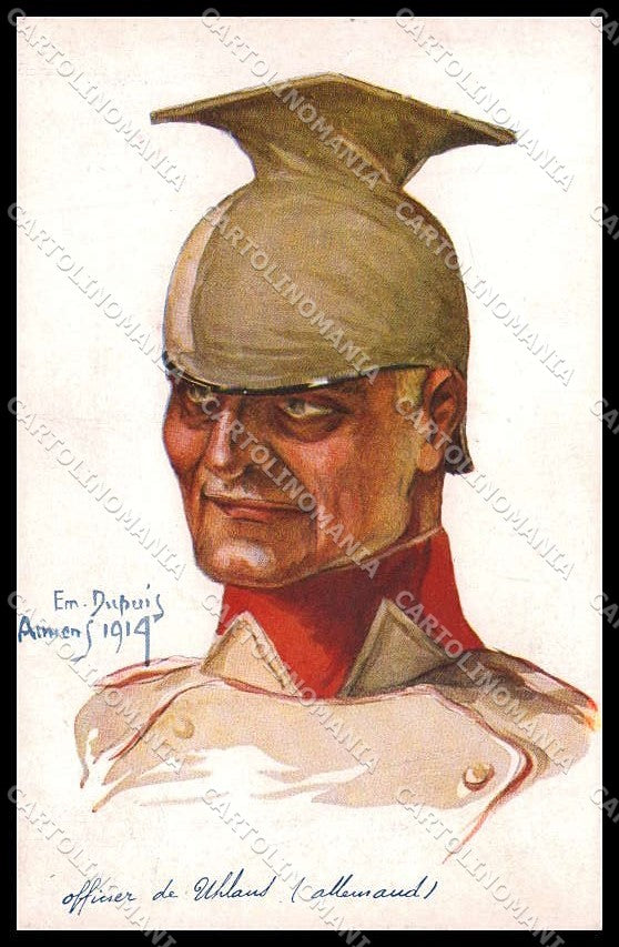Illustratori Artist Signed E. Dupuis Military Leurs Caboches serie 25 pc ZG9874 – fronte