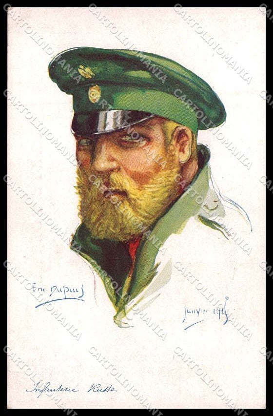 Illustratori Artist Signed E. Dupuis Military Nos Allies serie 2 pc ZG9876 – fronte