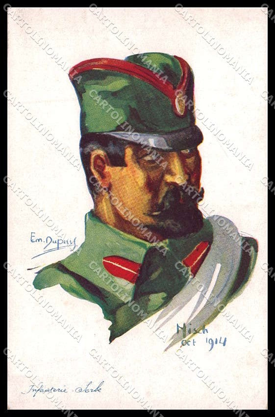Illustratori Artist Signed E. Dupuis Military Nos Allies serie 3 pc ZG9877 – fronte