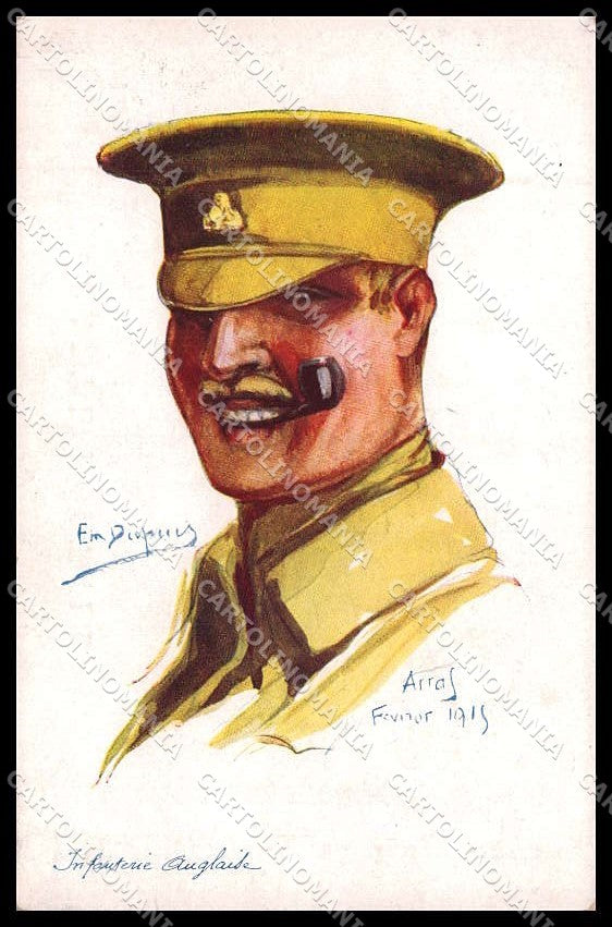 Illustratori Artist Signed E. Dupuis Military Nos Allies serie 9 pc ZG9880 – fronte