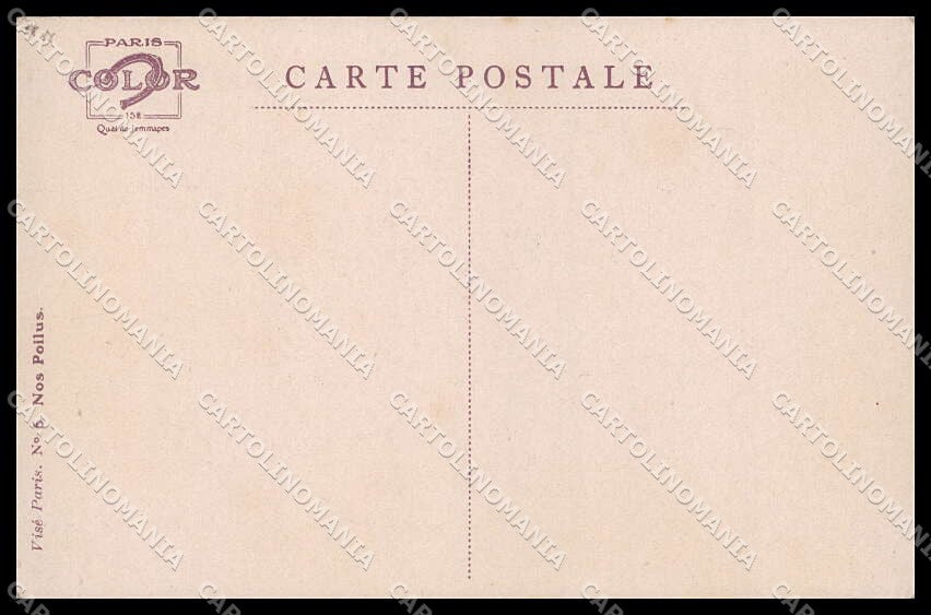 Illustratori Artist Signed E. Dupuis Military Nos Poilus serie 6 pc ZG9886 – retro