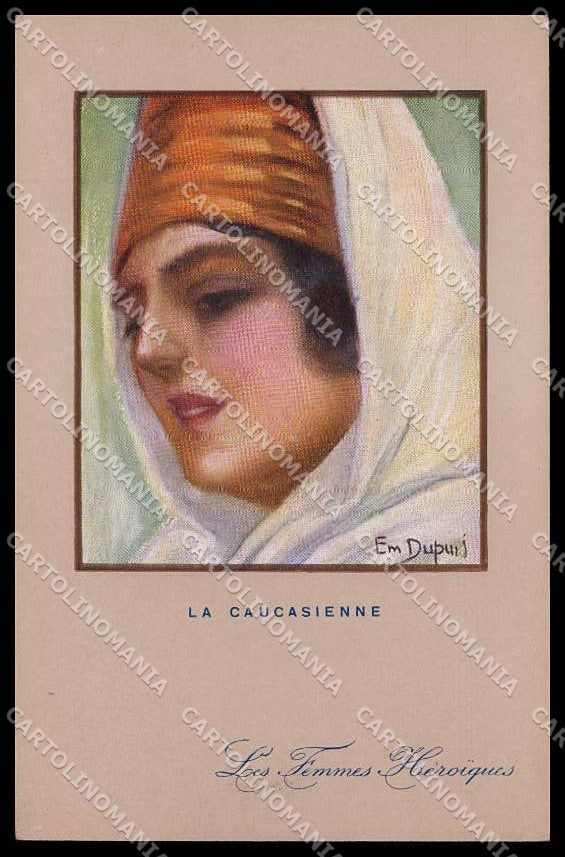 Illustratori Artist Signed Dupuis Lady Les Femmes Heroiques serie 43 pc ZG9894 – fronte