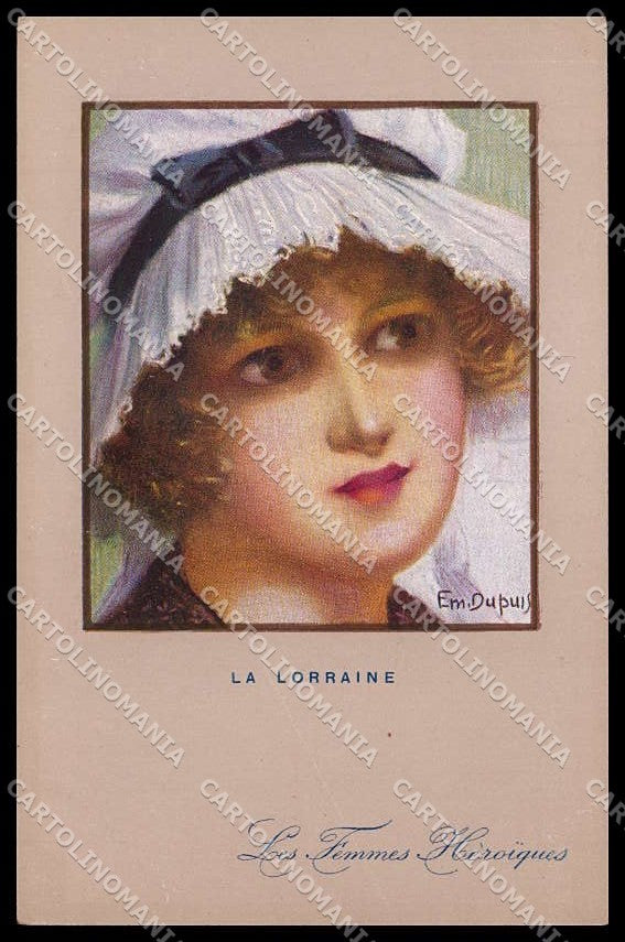 Illustratori Artist Signed Dupuis Lady Les Femmes Heroiques serie 44 pc ZG9895 – fronte