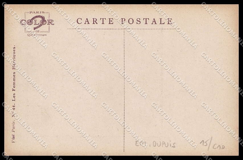 Illustratori Artist Signed Dupuis Lady Les Femmes Heroiques serie 44 pc ZG9895 – retro