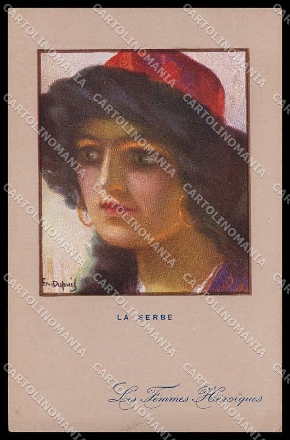 Artist Signed Dupuis Lady Serbia Les Femmes Heroiques serie 47 pc ZG9898 – fronte