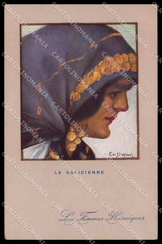 Illustratori Artist Signed Dupuis Lady Les Femmes Heroiques serie 48 pc ZG9899 – fronte