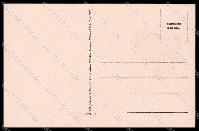 Illustratori Artist Signed Simonetti Lady Make up serie 260-3 cartolina ZG9901 – retro
