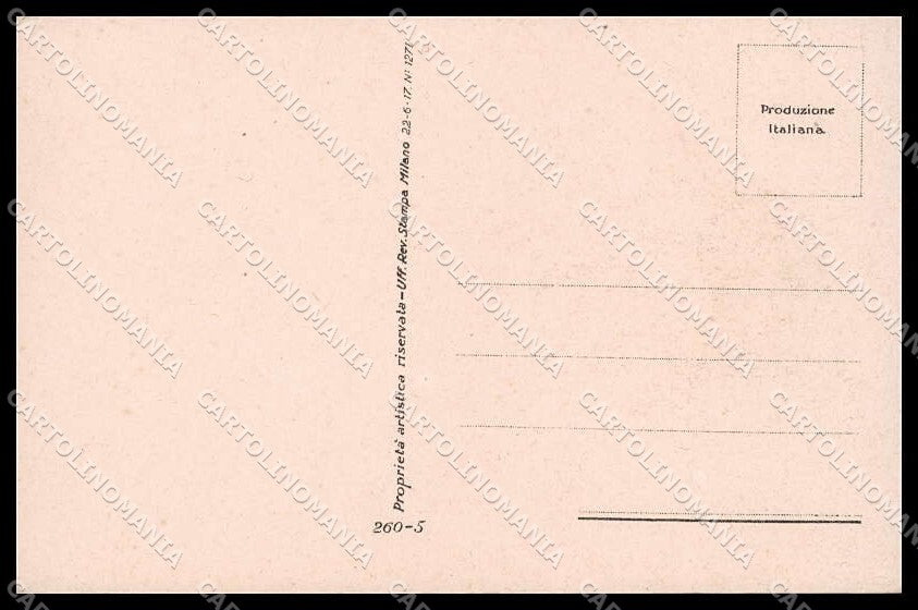 Illustratori Artist Signed Simonetti Lady Make up serie 260-5 cartolina ZG9903 – retro
