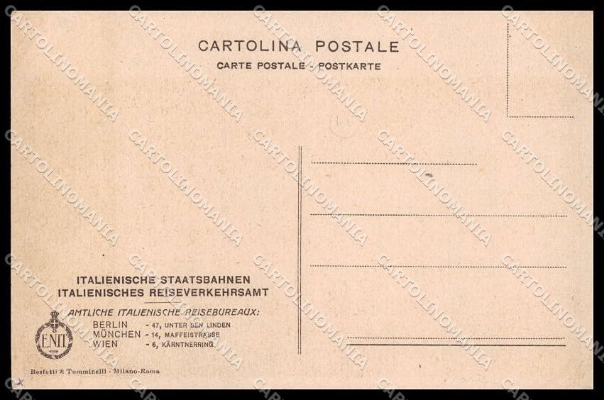 Padova cittÃ  ENIT Turismo cartolina ZG9909 – retro