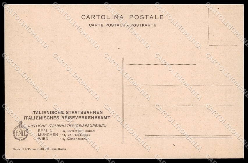 Verbania Stresa Lago Maggiore Isola Pescatori ENIT Turismo cartolina ZG9913 – retro