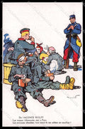 WWI WW1 French Propaganda Koistel Anti German cartolina ZG9928 – fronte