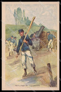 Military French Army Uniforms Artillerie cartolina ZG9938 – fronte
