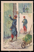 Military French Army Uniforms Infanterie cartolina ZG9939 – fronte