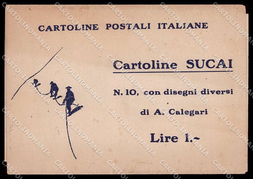Artist Signed A. Calegari Alpinismo Mountain Climbing Pochette pc ZG9944 – fronte