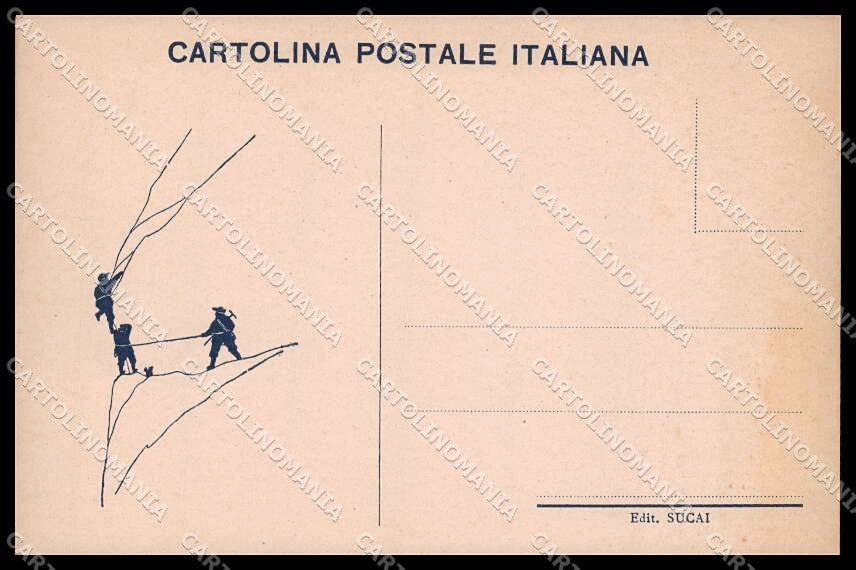 Artist Signed A. Calegari Alpinismo Mountain Climbing Sport pc ZG9953 – fronte