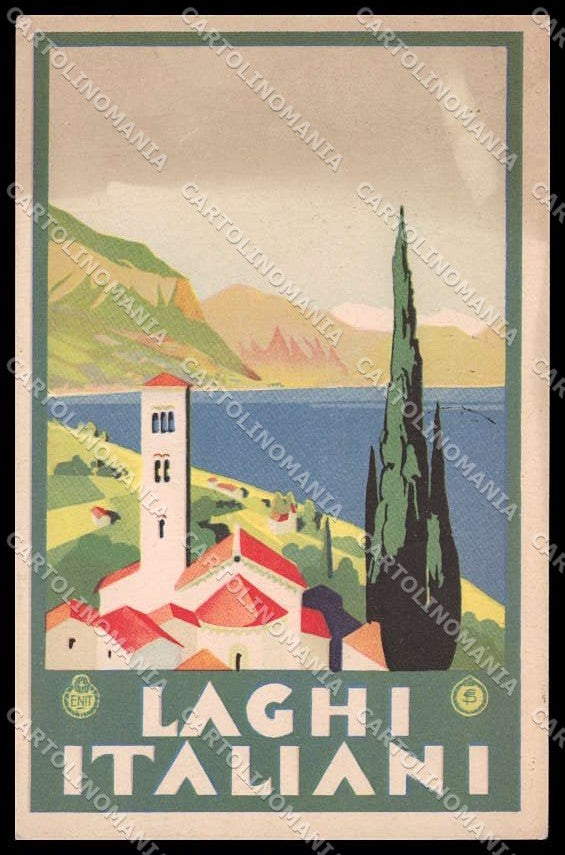 Laghi Italiani ENIT Turismo cartolina ZG9997 – fronte