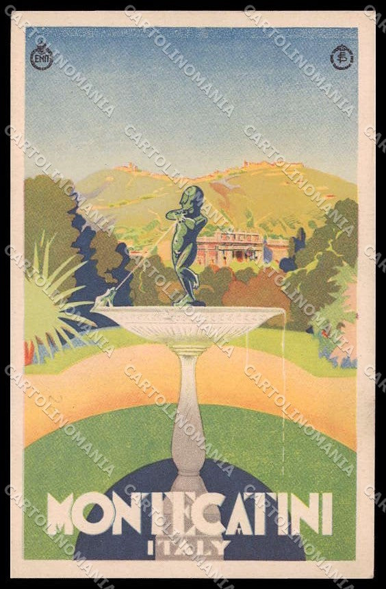 Pistoia Montecatini Terme cittÃ  ENIT Turismo cartolina ZG9999 – fronte