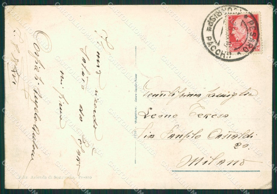 Pesaro Città FG cartolina ZK0014 – retro