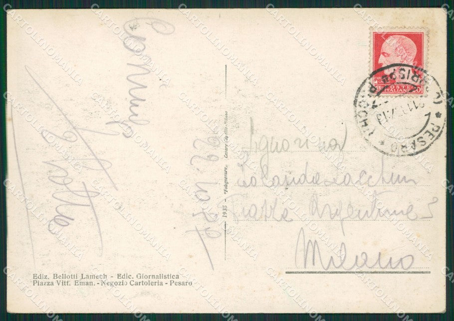 Pesaro Città FG cartolina ZK0029 – retro