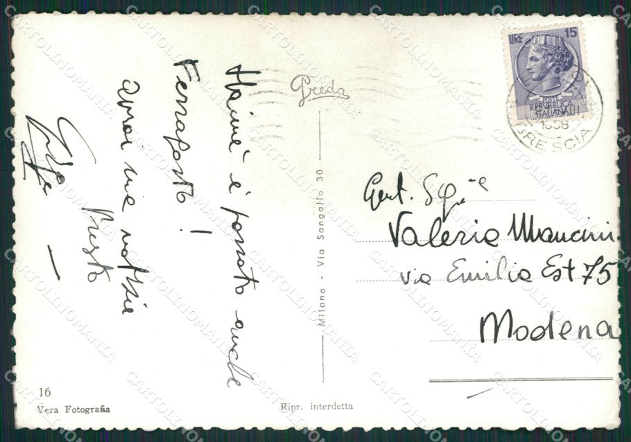 Brescia Salò Foto FG cartolina ZK0073 – retro
