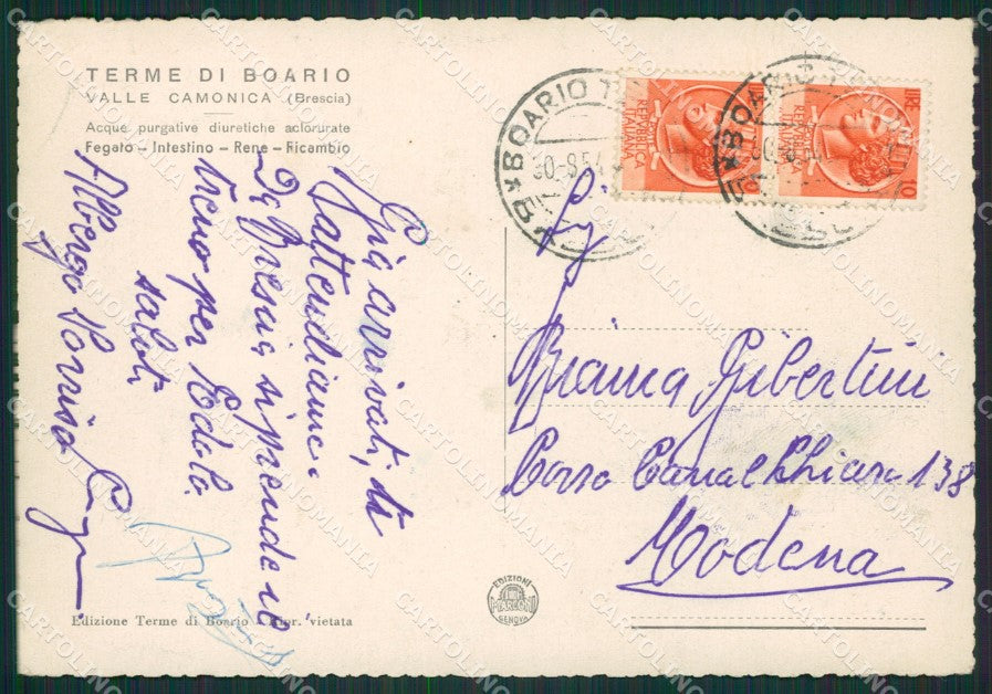 Brescia Boario FG cartolina ZK0083 – retro