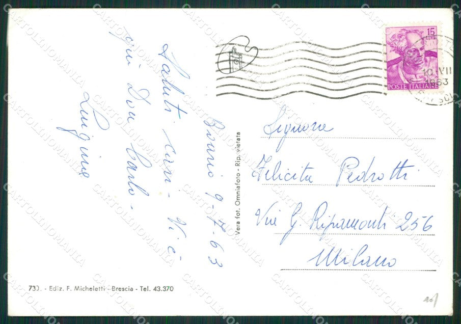 Brescia Boario Foto FG cartolina ZK0084 – retro