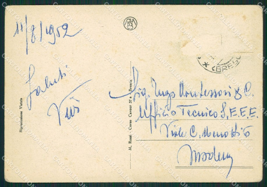 Brescia Sirmione FG cartolina ZK0088 – retro